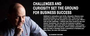 Challenges and curiosity set the ground for  business success 1