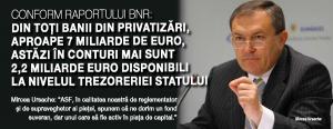 Trezoreria mai are 2,2 miliarde euro din privatizări; vrem un Fond suveran activ pe piața de capital 1