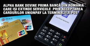 Alpha Bank devine prima bancă din România care iși extinde serviciile  prin acceptarea cardurilor UnionPay la terminalele POS 1