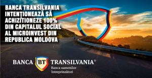 Banca Transilvania intenționează să achizitioneze 100% din capitalul social al Microinvest din Republica Moldova 1