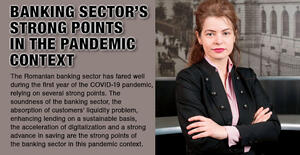 Banking sector's strong points in the pandemic context  1
