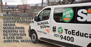 World Vision România și SIXT GROUP ROMÂNIA oferă mobilitate pentru 168 de copii din 4 sate din județul Vaslui 1